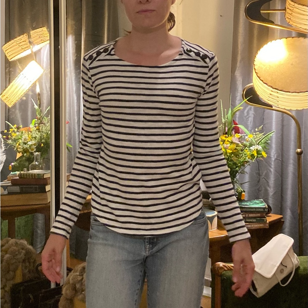 Twik stripped long s’élève shirt